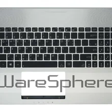 Абсолютно верхний чехол для Asus N56VM Упор для рук laotop c SHELL 13GN9J10P011-2-1 US Silver