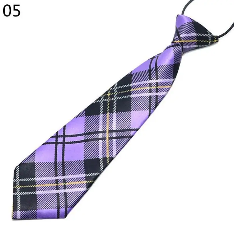 Fashion Boys Girls Kindergarten School Uniforms Children's Ties Striped Plaid Necktie