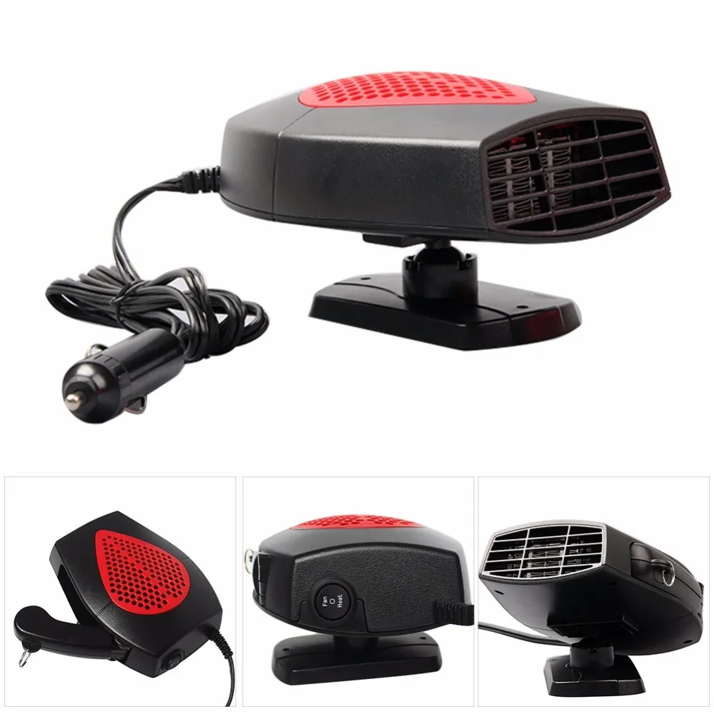 12v Protable Auto Car Heater Heating Cooling Fan Windscreen Window Demister DEFROSTER Snow Removal Driving Defroster