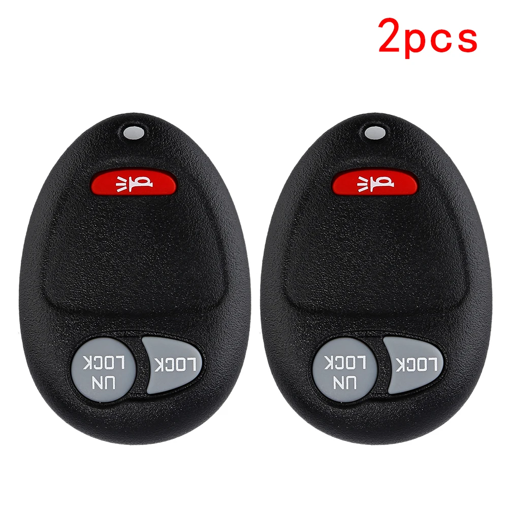 HLEST 2Pcs/Set Portable Keyless Entry Remote Key Fob Replacement 3 Button 315MHZ L2C0007T For