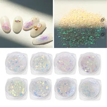 

8Pcs UV Color Change Mica Powder Sunlight Reactive Glitter Resin Jewelry Making