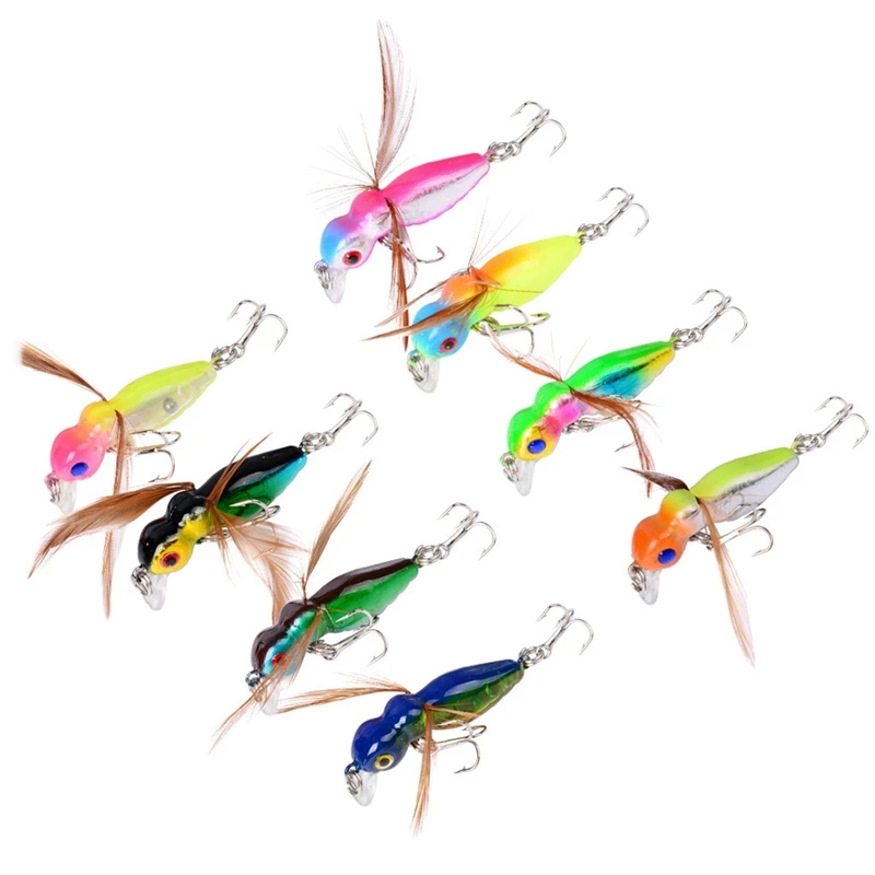 Fly Fishing Lures Wobblers Insects Lure Hooks Dry Fishing Tackle CrankBait Plastic Pesca Baits Bass