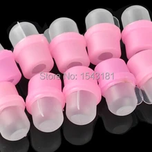 Профессиональный Высокое качество 10 шт. Надеваемые ванночки для ногтей для удаления лака для ногтей DIY акриловый УФ гель Набор колпачков контейнер для удаления лака