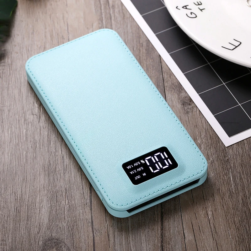 Внешний аккумулятор power Bank 20000mAh внешний аккумулятор power Bank 2 USB lcd power Bank портативный мобильный телефон зарядное устройство для Xiaomi для iphone 7 8 X