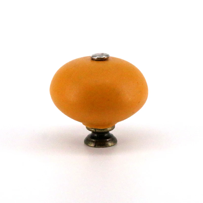 4 قطع السيراميك مقابض خزانة 40 ملليمتر كرة مستديرة دولاب مطبخ درج مضمد خزانة مقبض سحب مع مسامير