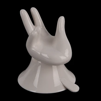 

White Porcelain Tea Filter Holder Fine Mesh Kungfu Tea Funnel Strainer Filter W/ Holder Stand Health Tea Parts Accessories Tools