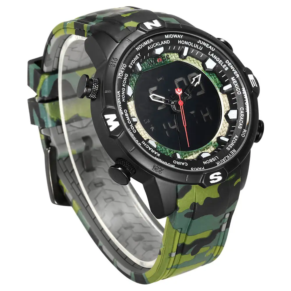 WEIDE оригинальный для ЖК дисплея электронные мужские часы спортивные роскошные