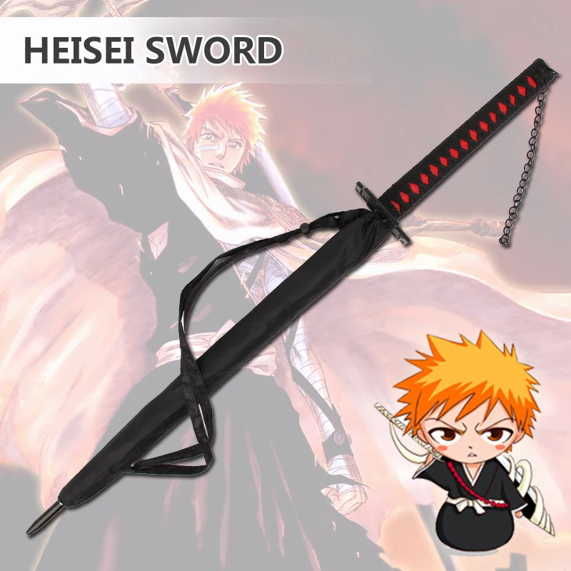 Anime Bleach Sword Umbrella Japanese Cosplay Stainless Steel Katana