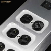 HIFI Aluminum gold-plated phosphor copper US standard power Distributor 6 seats Power supply array socket ► Photo 3/4