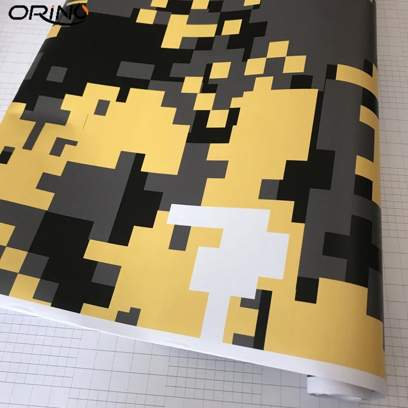 Yellow Digital Vinyl Film Wrap-5