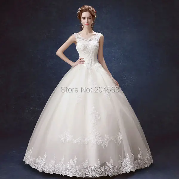 

Free Shipping In Stock Cheap Ball Gown with Appliques and Beads