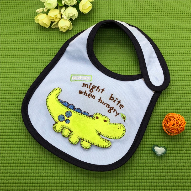 Bebe Bibs Baberos Babador Bavoir водонепроницаемый милый мультфильм вышивка печать дети мультфильм отрыжка ткань 6-24 месяцев DS19