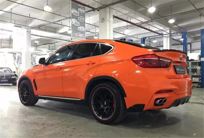 Для BMW X6 F16 спойлер-2018X6 F16 Высокое качество углеродного волокна заднего крыла первоклассника Цвет сзади спойлер