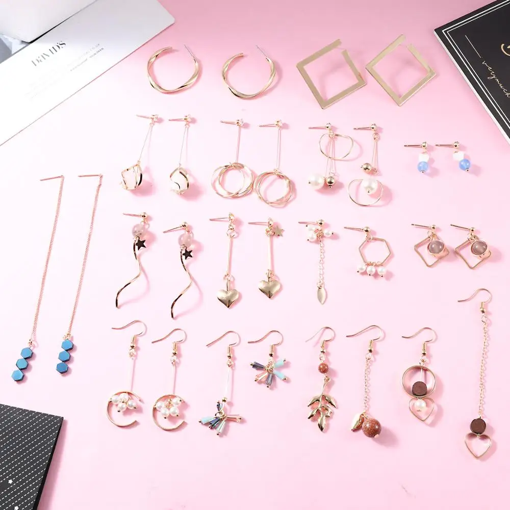 

Fashion Statement Earrings Big Geometric Earrings For Women Hanging Dangle Earrings Drop Earing modern Jewelry