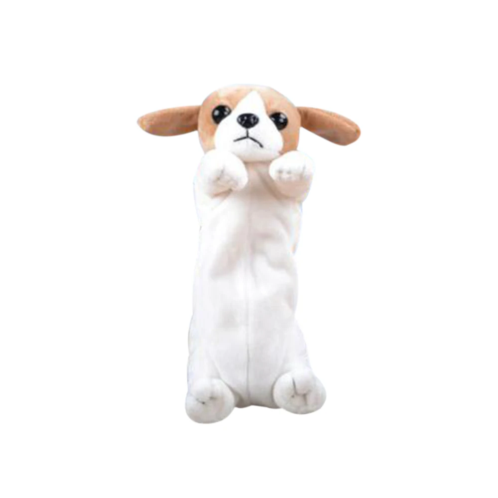 New Cartoon Plush Dog Pencil Case Animal Funny Animal Shaped Pen Bag For Kids Schools Offices Supplies Stationery - Цвет: Labrador