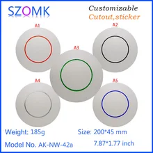 4 шт., 200*45 мм Лидер продаж Фасонная фреза по пластмассе распределительная коробка умный дом потолочная Электроника wifi роутер пластиковый контроллер корпус