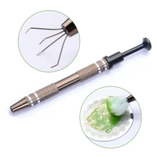 1 шт. Маникюрный Инструмент из нержавеющей стали для штамповки ногтей пластины инструмент художественное оформление ногтей инструмент