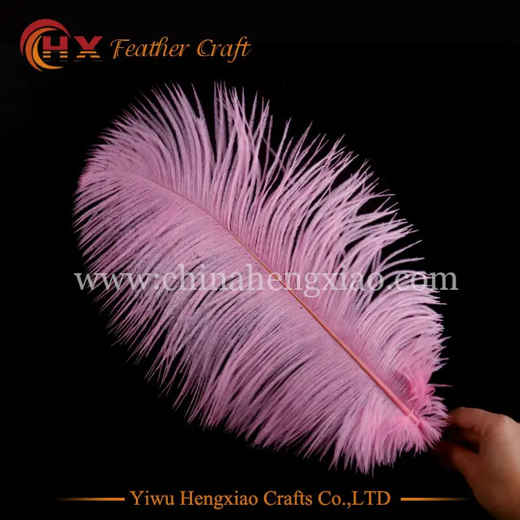 10 шт./лот жесткая Удочка с натуральными розовыми перьями страуса 15 75 см/6 30 дюймов