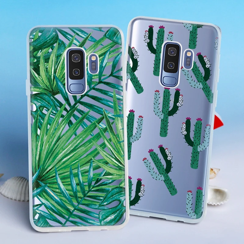 Мягкий чехол из ТПУ с узором для Samsung Galaxy S10 Pro S8 S9 Plus S7 Edge окрашенный S10E