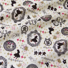 Полметра японская Лоскутная стеганая ткань для шитья Тильда Ткань хлопок ткань Алиса узор C