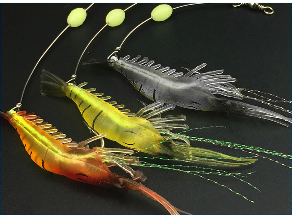 GLUREE-5pcsLot-5.5g-Soft-Fishing-Lures-Simulation-Shrimp-Soft-Lure-Luminous-Shrimp-Artificial-Baits-Fishing-Tackle-3-Color_02