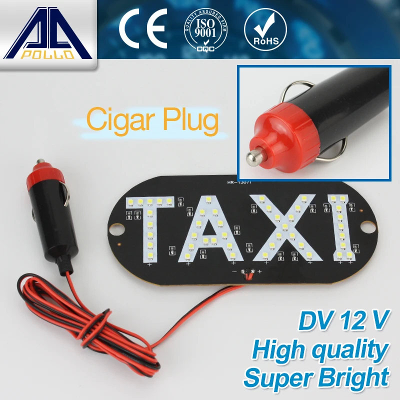 LED Taxi Light DC 12V Car indicator lamp Parking light Super white LED Working Lights Source Wholesale Free Shipping