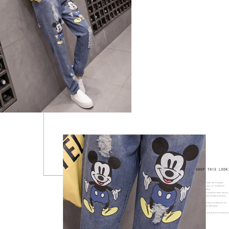 mickey jeans