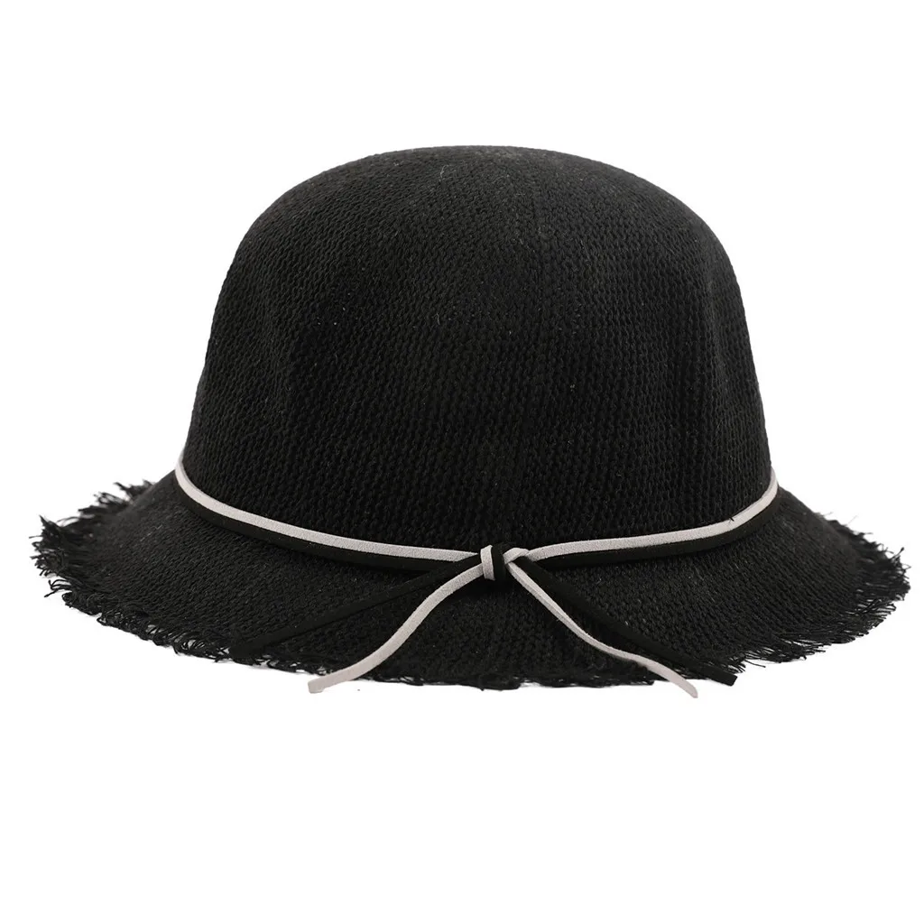 

Fashion Summer Children Beach Sun Visor Wide Brim Cap Bow Comfortable Hat gorras mujer verano 2018#M2Y5