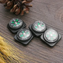 4 шт./компл. портативный ремень пряжка-Компас для кемпинга туризма путешествия экстренный Выживание Паракорд Браслет Компас инструмент для навигации