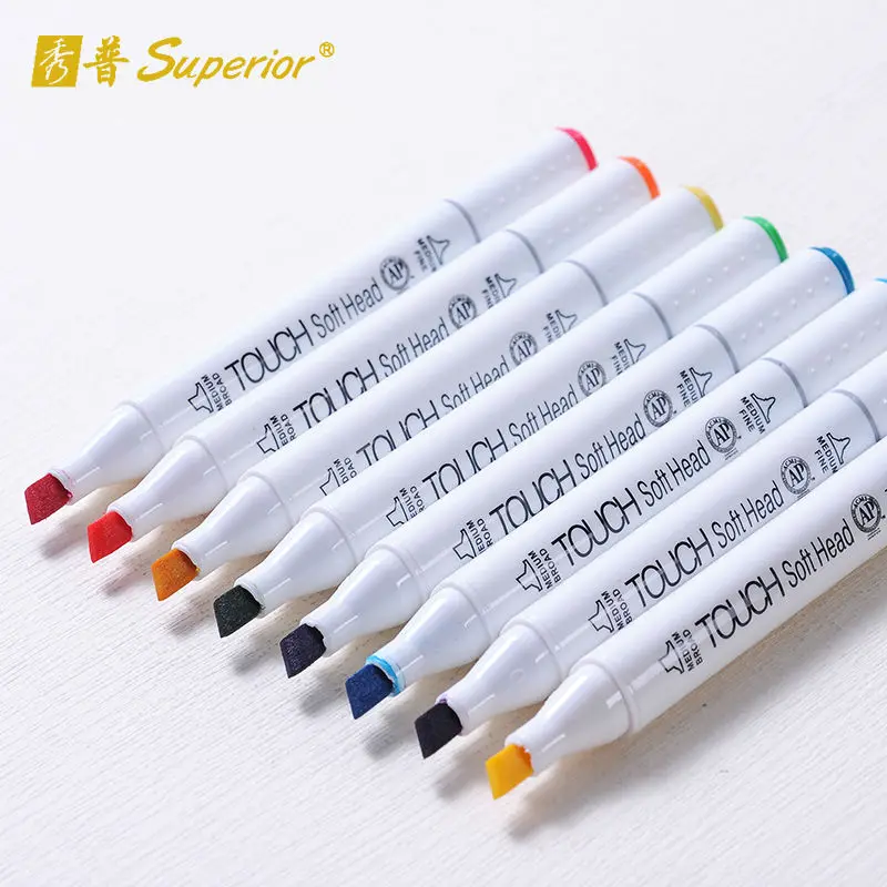 Масляные маркеры 10/15/20/25/30/50 шт. двойные масляные высшего качества ручки для