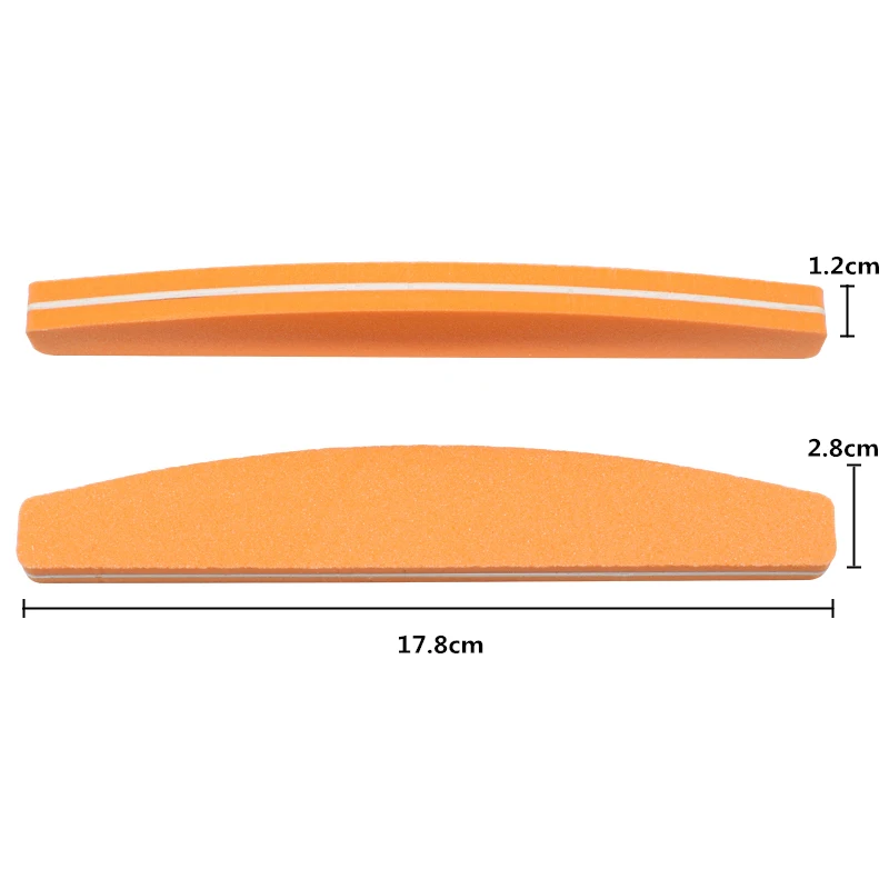 60 шт пилочка для ногтей Губка 100/180 смешанных цветов Полировочная пилка для нейл-арта блок моющийся двухсторонний буфер для ногтей для лака для пальцев УФ-гель пилка