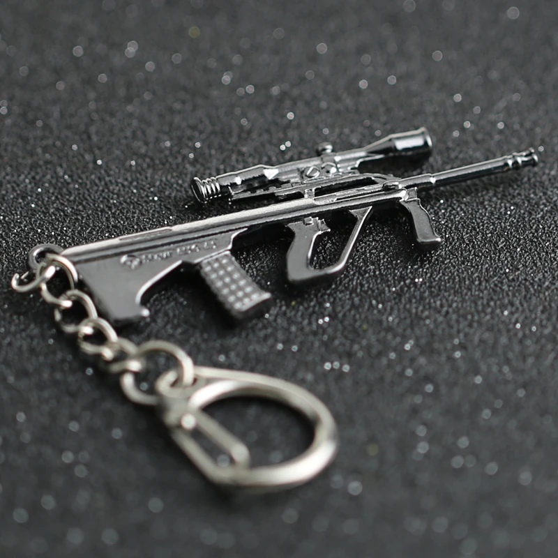 CS GO CSGO CF брелок Steyr AUG A1 оружие винтовки Counter Strike Game Cross Fire кольцо для ключей