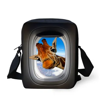 

FORUDESIGNS New Design Animal Messenger Bags For Women Giraffe Crossbody Bag Mujer Fashion Crossbody Bags Children Shoulder Bag