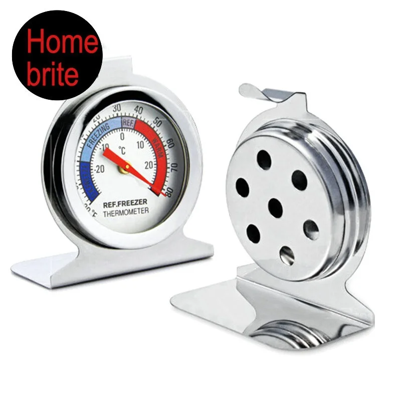 2017 New stainless steel Refrigerator Dial Thermometer Kitchen freezer