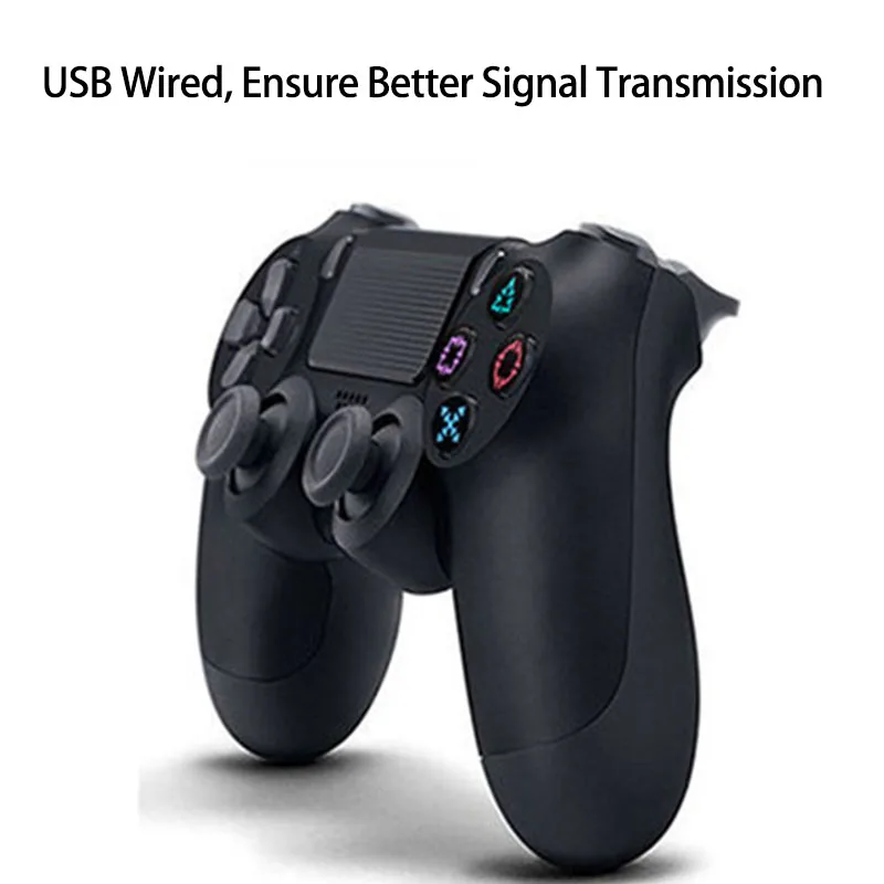 Dualshock проводной контроллер для SONY Playstation 4 консоли геймпады Поддержка вибрации Совместимость PS4/PS3/PC 8 цветов 1,8 м USB