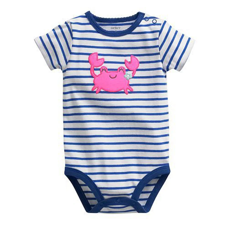 BibiCola-Baby-Clothing-Newborn-Infant-Boys-Girls-Rompers-Cotton-Striped-Cartoon-Jumpsuits-Infant-Spring-Summer-Jumpsuit