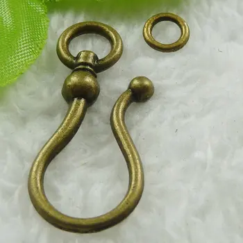 

80 sets antique bronze nice clasps 8x8`38x15mm #1853