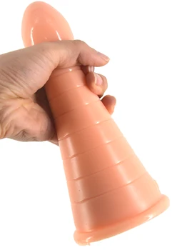 FAAK Big anal plug Christmas hat large dildo butt plug anal toys massage adult sex products penis flirt masturbate sex shop 6