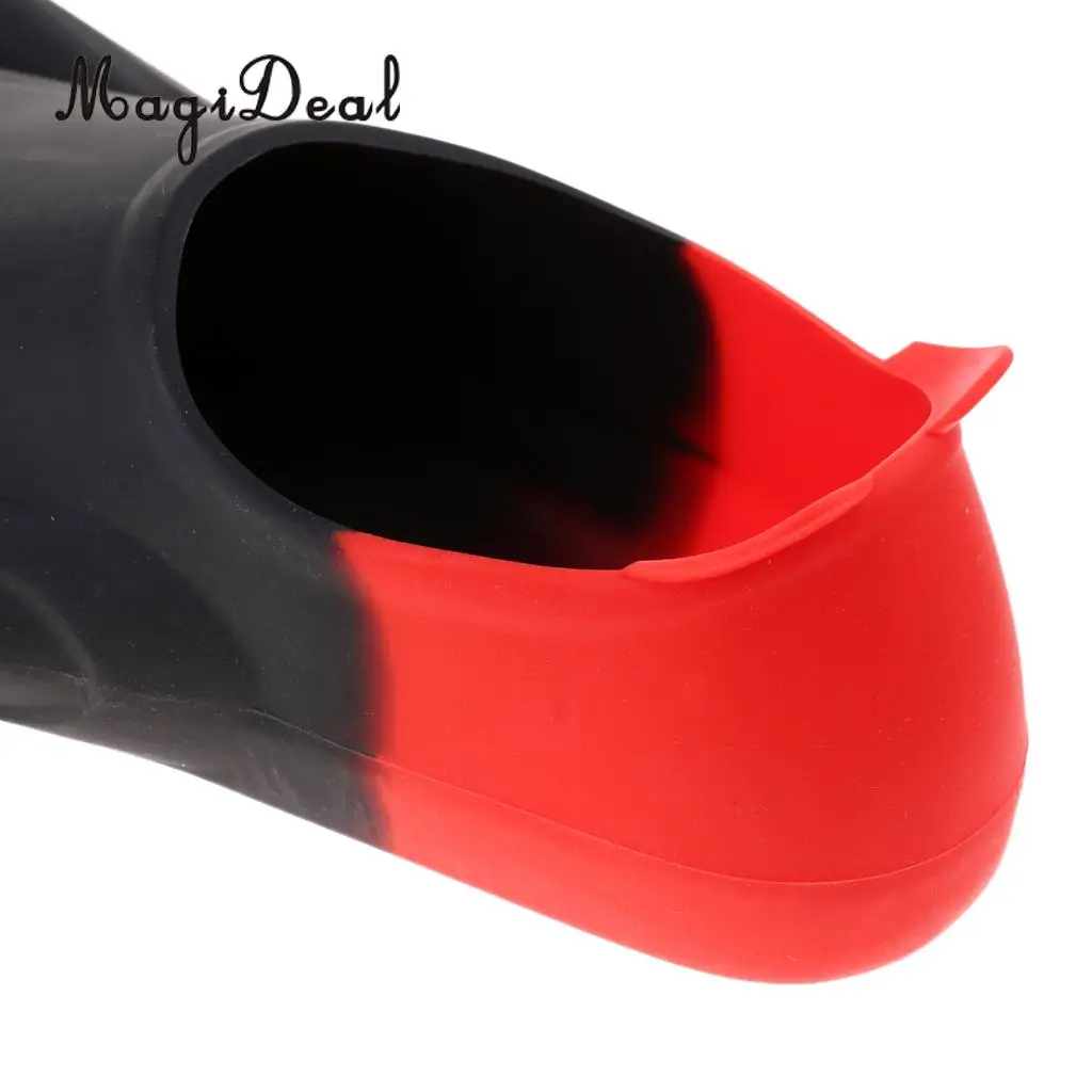 MagiDeal Flexible Silicone Snorkeling Swimming Training Fins Aquatic Fitness Resistance Flippers XS/S/M/L/XL for Water Sport