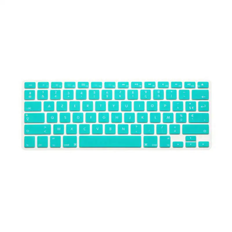 

For Mac Book Macbook Air 13.3 Pro air 13" 15" 17" France French US Layout Silicone Soft color AZERTY Keyboard Cover Skin