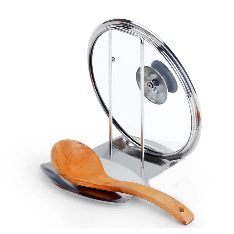 Kitchen Tools Accerssories Unique Design Stainless Steel Pan Pot Rack