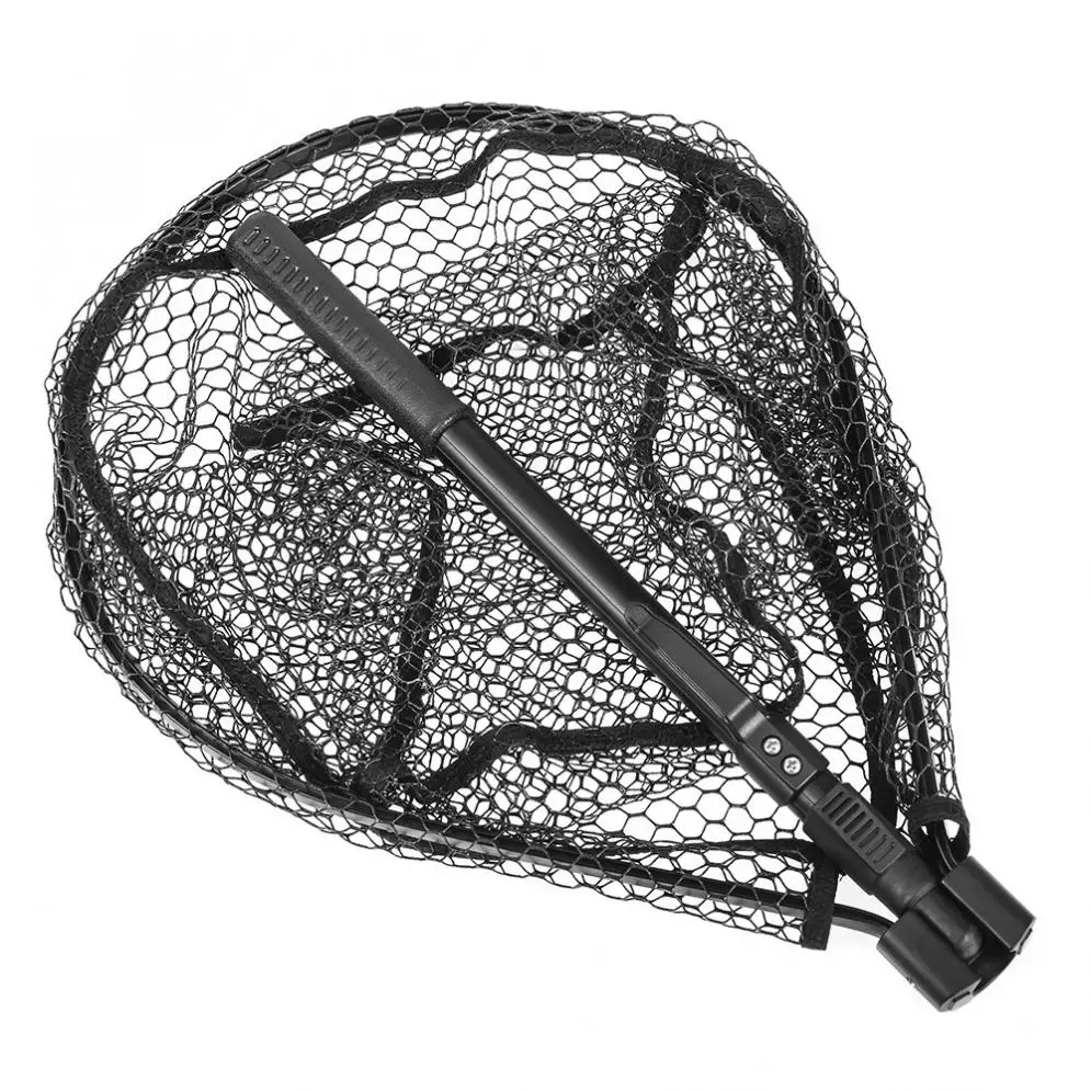 81cm Retractable Fishing Net Telescoping Foldable Landing Net Pole Folding  Landing Net For Fly Fishing Nets Tool - AliExpress