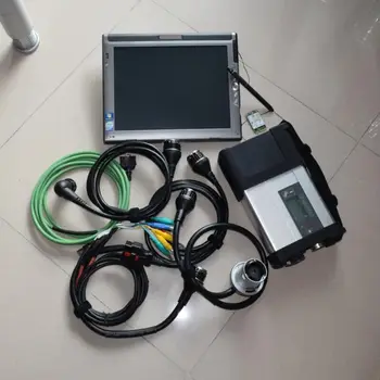 

3in1 MB Star SD C5 SD connect with WIFI +V2020.6 SSD Software Multi-languages + Rugged LE1700 Tablet PC