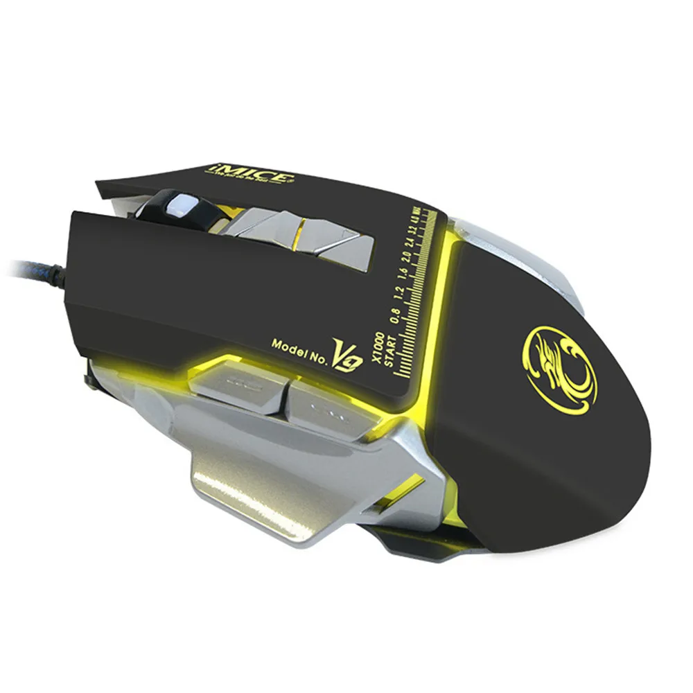  USB Wired Gaming Mouse Laptop Colorful Backlit Optical Mouse Accurate Tracking Computer Gamer Mice 