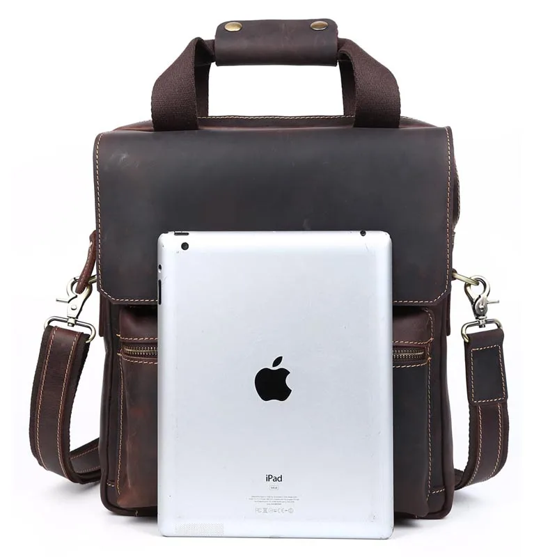 13 inch vertical messenger bag