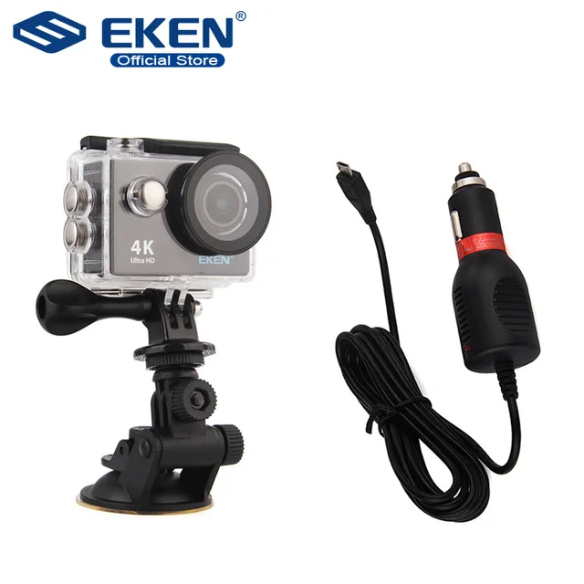 US $7.97 Suction cup bracket with Sports Camera Car Charger For SJ Go pro series Action Cam Caemera yi SJ400