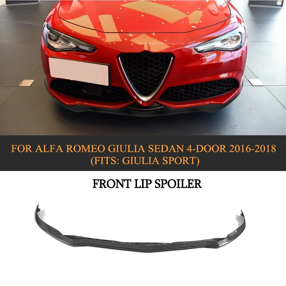 Передний бампер для губ передний спойлер Alfa Romeo Giulia Седан 4 двери 2016-2018 из