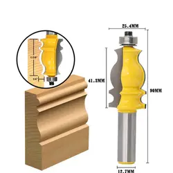 12,7 мм деревообрабатывающие фрезы Ножи рыбий хвост перила двери Стекло Windows резьба по дереву двери шкафа шип Ножи HT01