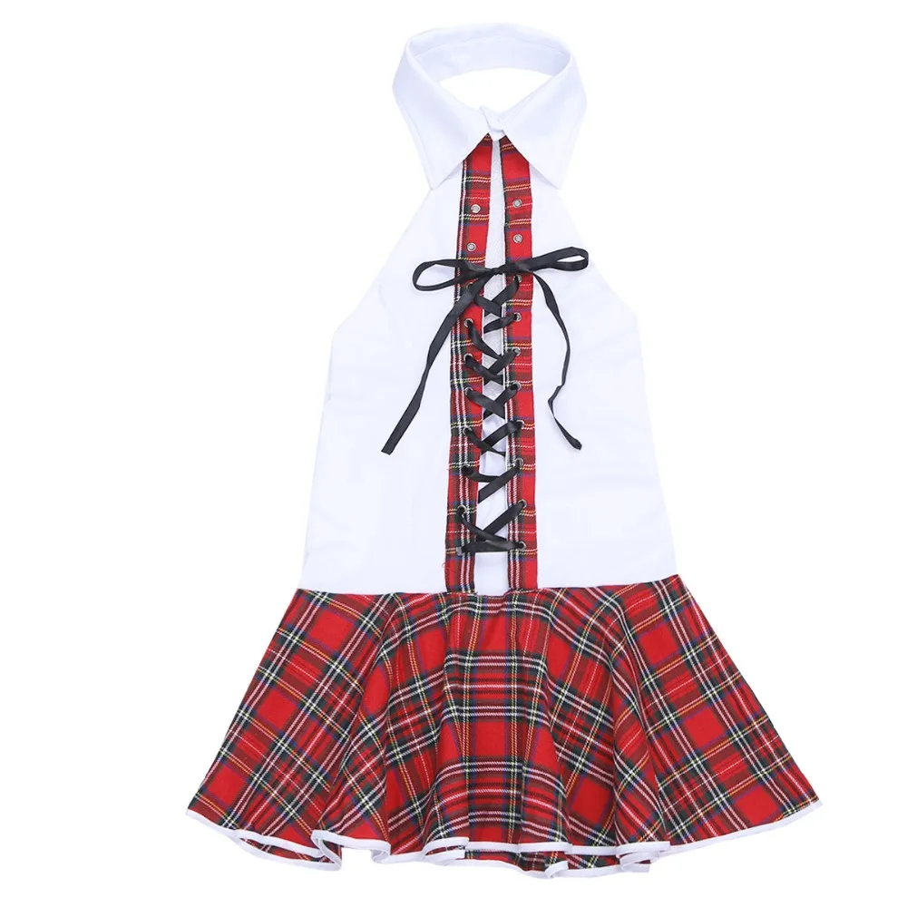 Женское сексуальное нижнее белье для Хэллоуина костюм Babydoll ажурное короткое