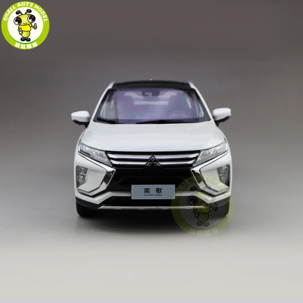 1/18 Mitsubishi ECLIPSE CROSS SUV автомобиль из литого металла модель SUV игрушки Дети подарок для мальчика девочки Коллекция белый